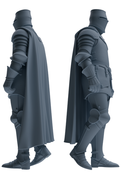 MRY-SFW SSTR091 Miniatures Soldier Model Kit Medieval Knight Five-Person Celebration Group