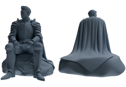 MRY-SFW SSTR078 Miniatures Soldier Model Kit Medieval Knight Without Helmet Five-Person Conversation Group