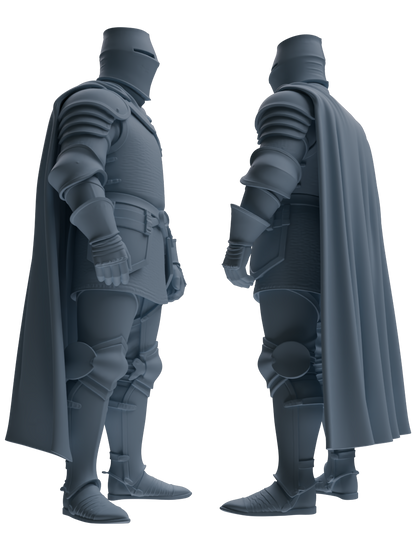 MRY-SFW SSTR097 Miniatures Soldier Model Kit Medieval Knight Six-Person Reprimand Group
