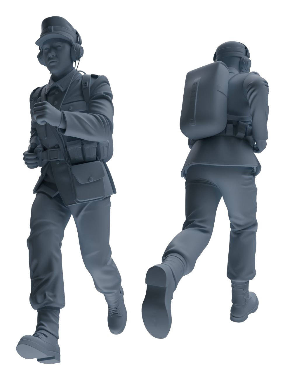 MRY-SFW LYGR651 WWII Mine Soldier Six-Person Daily Routine