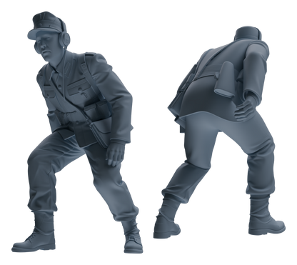 MRY-SFW LYGR648 WWII Mine Soldier Six-Person Battle Group