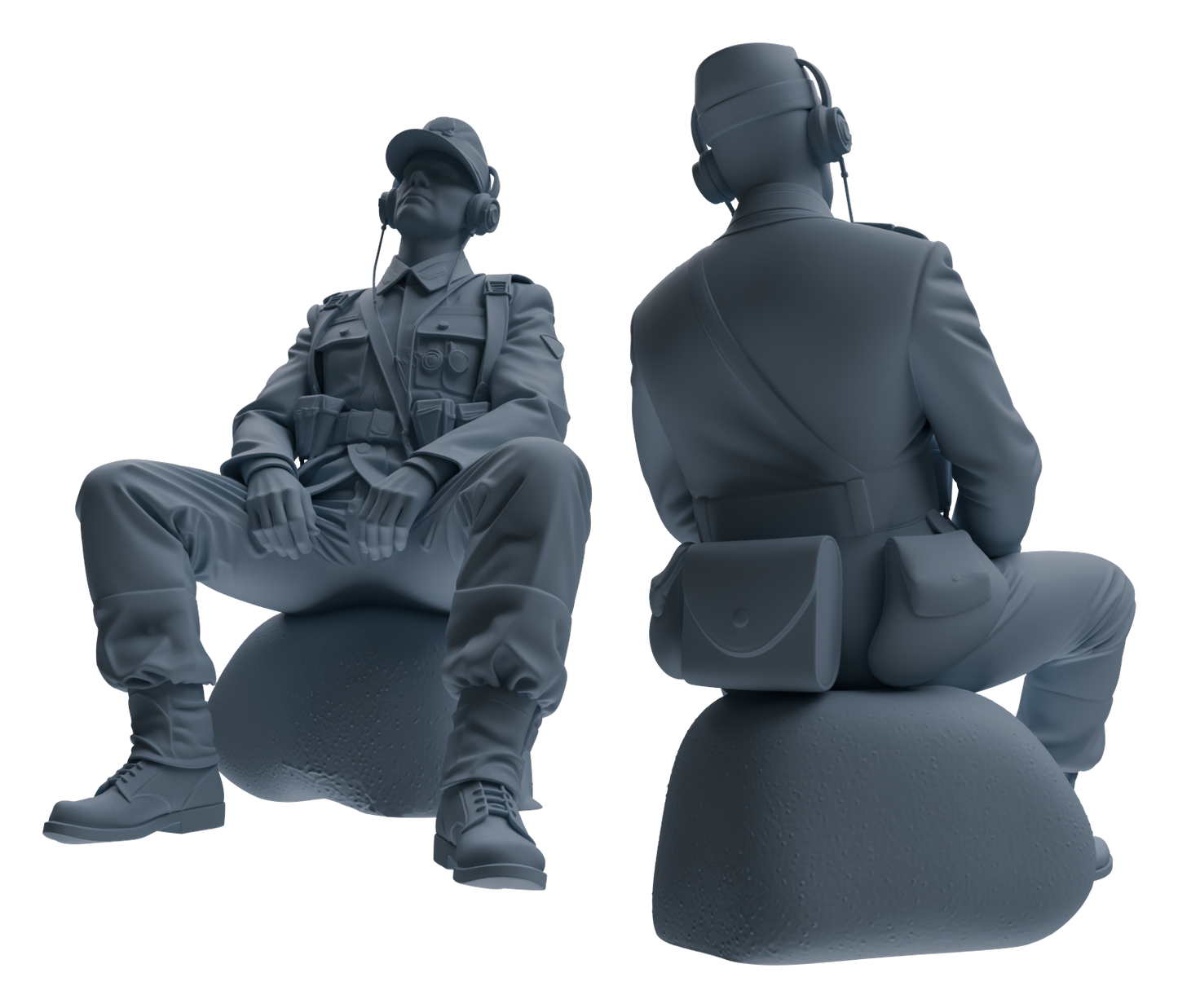 MRY-SFW LYGR649 WWII Mine Soldier Six-Person Rest Group