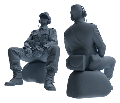 MRY-SFW LYGR649 WWII Mine Soldier Six-Person Rest Group