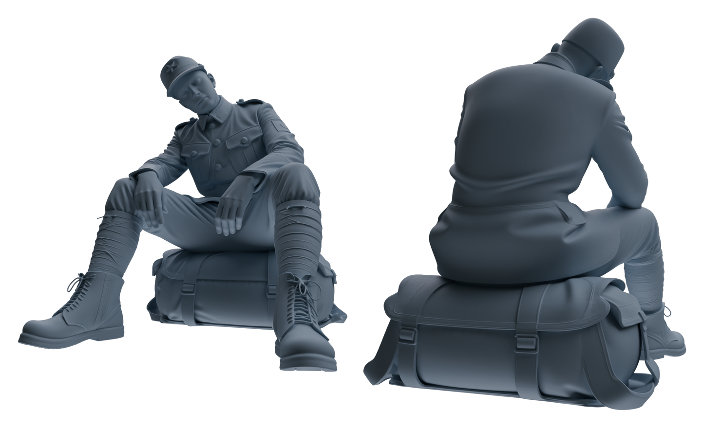 MRY-SFW LYGR634 WWII Japanese Army Seven-Person Rest