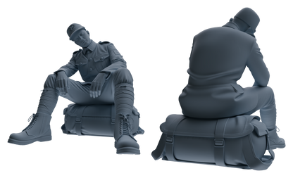 MRY-SFW LYGR634 WWII Japanese Army Seven-Person Rest