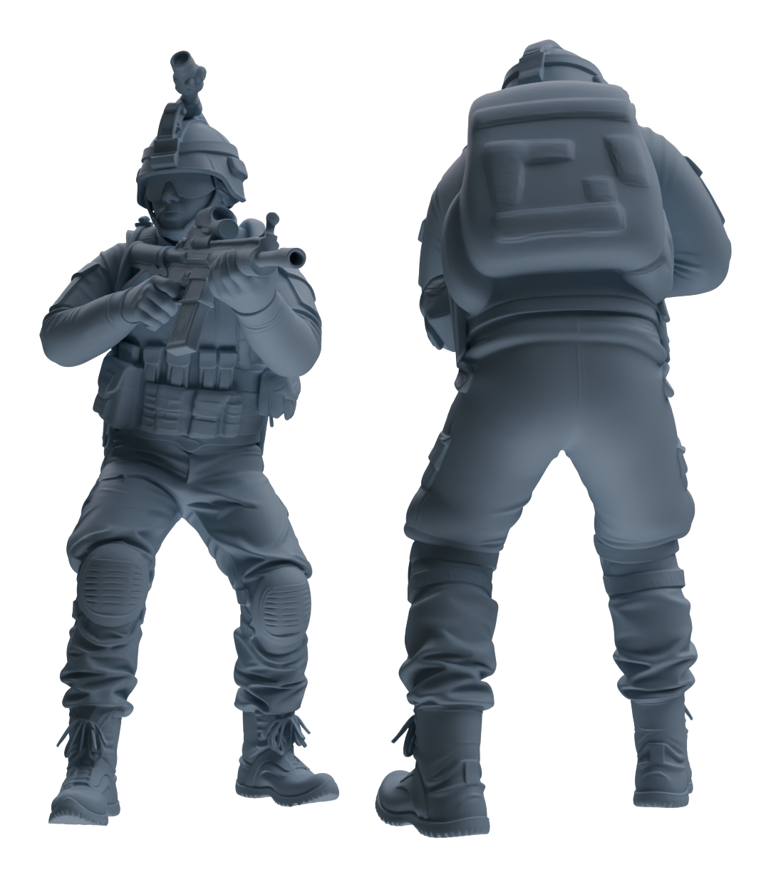 MRY-SFW LYGR617 Modern U.S. Cement Army Seven-Person Combat Readiness