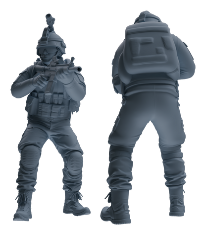 MRY-SFW LYGR617 Modern U.S. Cement Army Seven-Person Combat Readiness