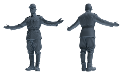 MRY-SFW LYGR637 WWII Japanese Army Six-Person Daily Routine