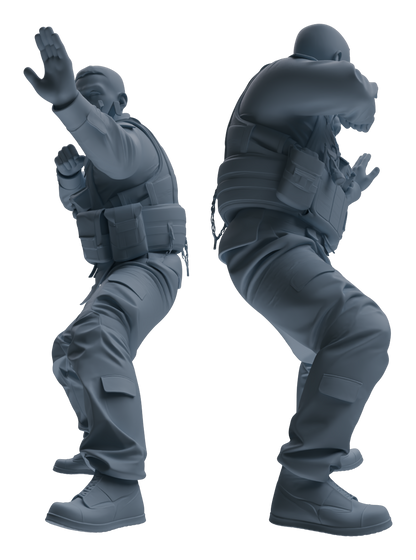 MRY-SFW LYGR624 Modern U.S. Army Five-Person Combat
