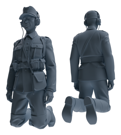 MRY-SFW LYGR652 WWII Mine Soldier Six-Person Cursing Group