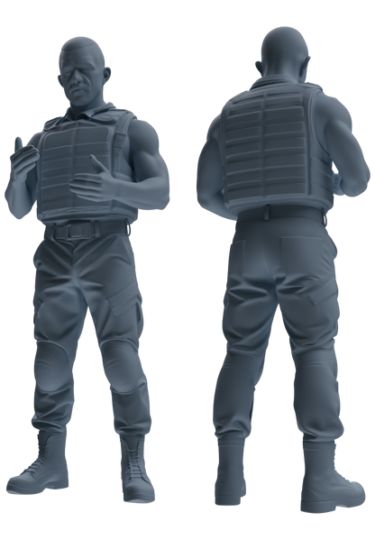 MRY-SFW SSTR034 Miniatures Soldier Model Kit 1993 Mogadishu Black Hawk Helicopter Soldier Discussion Six-Person Group