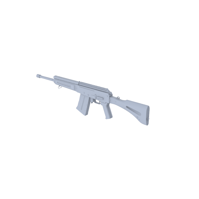 MRY-SFW LYGS005 Modern Battlefield Scale Models - 6 Untextured Shotgun/SMG Set