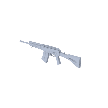 MRY-SFW LYGS005 Modern Battlefield Scale Models - 6 Untextured Shotgun/SMG Set