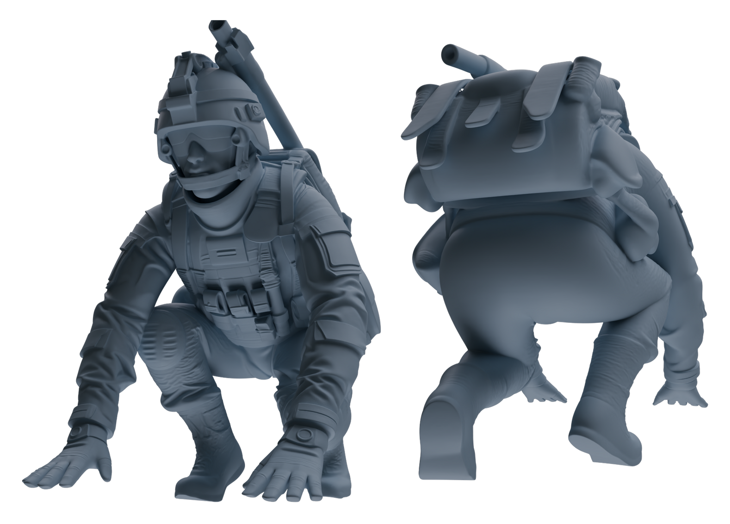 MRY-SFW LYGR617 Modern U.S. Cement Army Seven-Person Combat Readiness