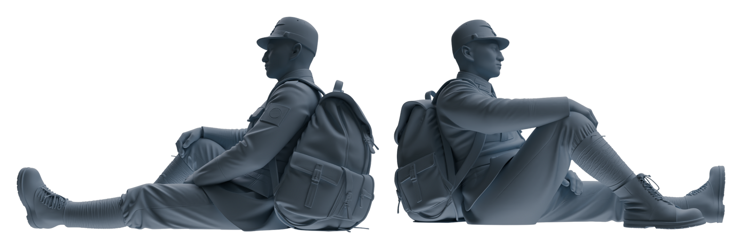 MRY-SFW LYGR634 WWII Japanese Army Seven-Person Rest