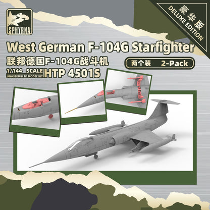 Flyhawk HTP4501S West German F-104G Starfighter Luxury Edition 2-pack