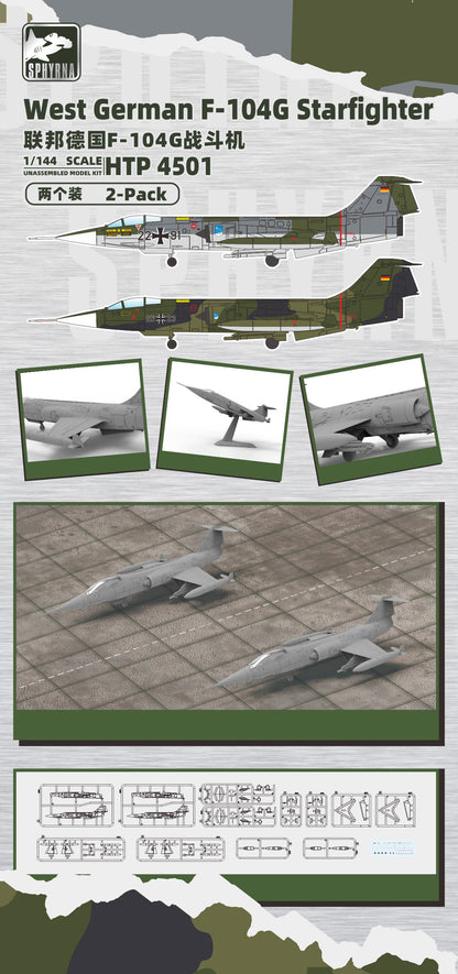 Flyhawk HTP4501 West German F-104G Starfighter 2-pack