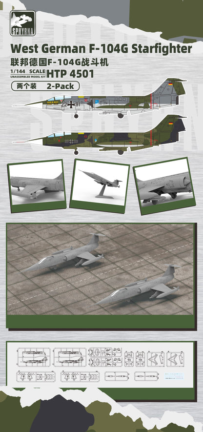 Flyhawk HTP4501 West German F-104G Starfighter 2-pack