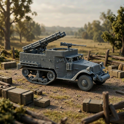 M2A1 with two triple rocket launcher tubes (4.5-inch) MRY-SFW LA720030