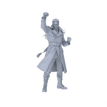 MRY-SFW LYGR085 medieval priest demon mage elf vampire celebration movement magic theme war chess resin white model fantasy theme theme war chess miniature soldier scene character figure hand painted