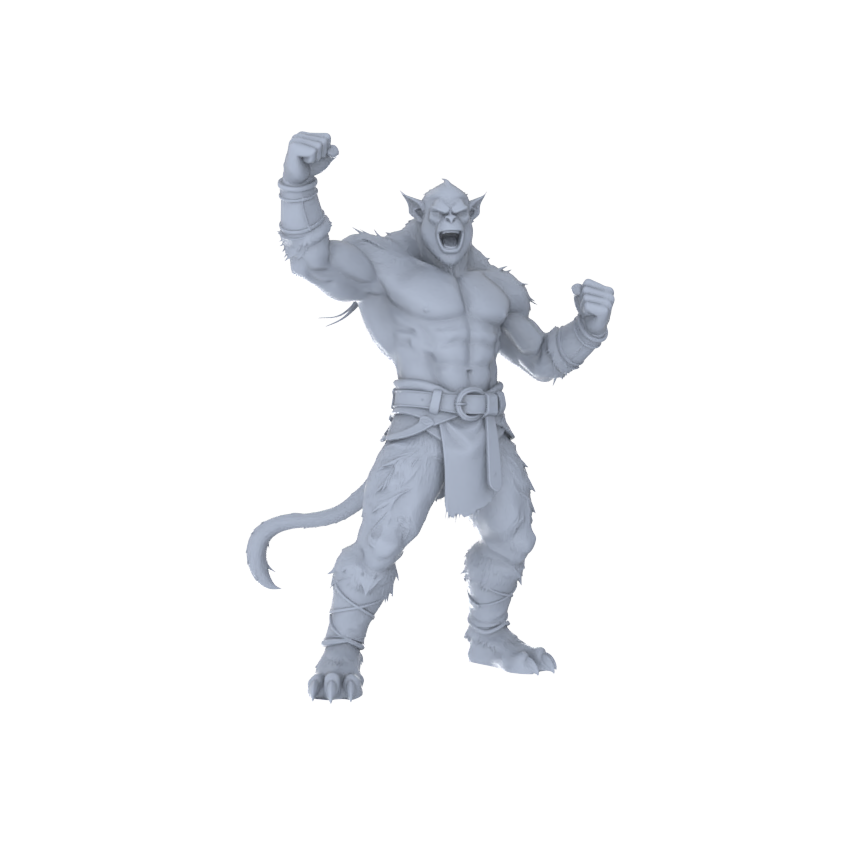 MRY-SFW LYGR093 Medieval knight celebration pose2 resin white model miniature soldier scene character figure hand painted