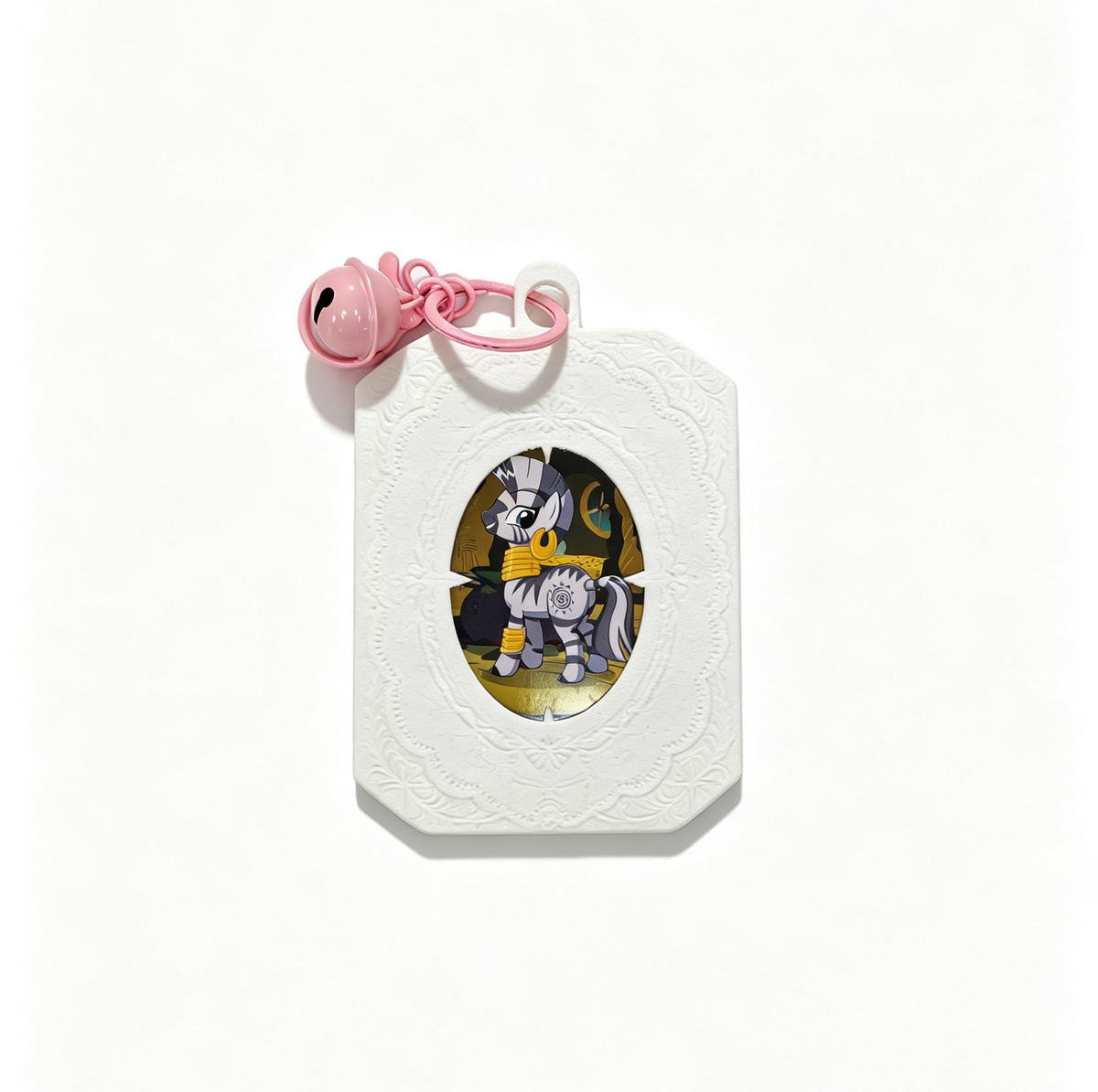 RHF0607 Lace embossed Gu Mei display frame, bar pendant, storage card holder, badge protection photo frame, heart-shaped hollowed-out Gu Mei props