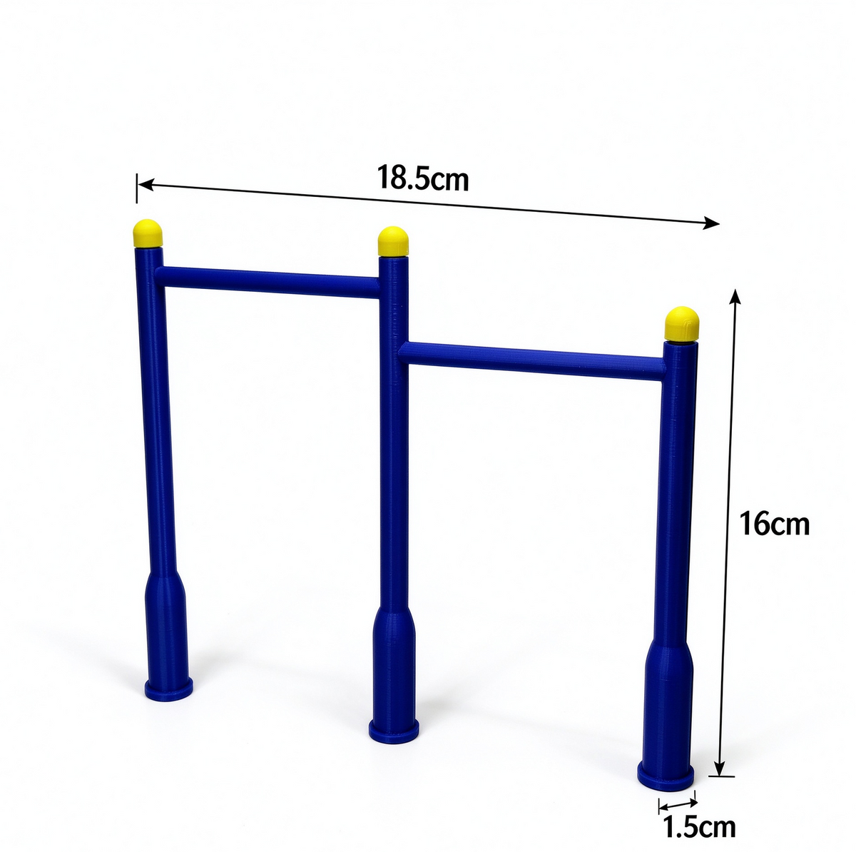 RHF0515 Mini Community Fitness Equipment Set, Miniature Scene Sand Table Props, 7-Piece Set for Dollhouse Outdoor Scene Decoration