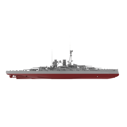 RHWS042S   Military Model Kit Full Hull Germany SMS Sachsen