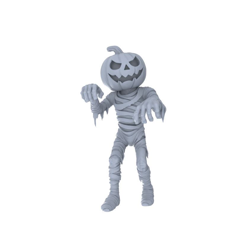 MRY-SFW LYGR148 Halloween pumpkin family wargame model resin blank wargame miniature figure scene character figure hand painted