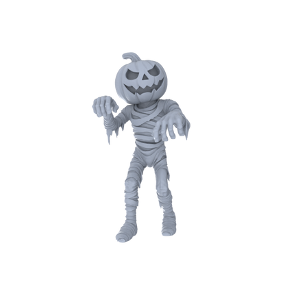 MRY-SFW LYGR148 Halloween pumpkin family wargame model resin blank wargame miniature figure scene character figure hand painted
