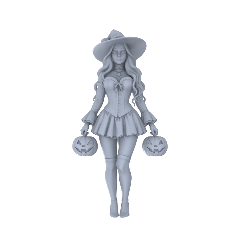 MRY-SFW LYGR148 Halloween pumpkin family wargame model resin blank wargame miniature figure scene character figure hand painted