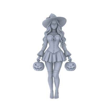 MRY-SFW LYGR148 Halloween pumpkin family wargame model resin blank wargame miniature figure scene character figure hand painted