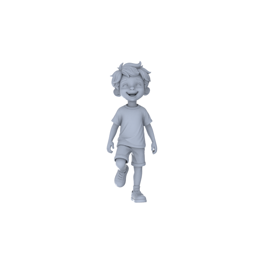 Yao's Studio LYTR205 Unpainted Miniature 3-Piece Set - Mother & Children Figures to Build Immersive Urban Scenes Miniatures Diorama Resin Figures