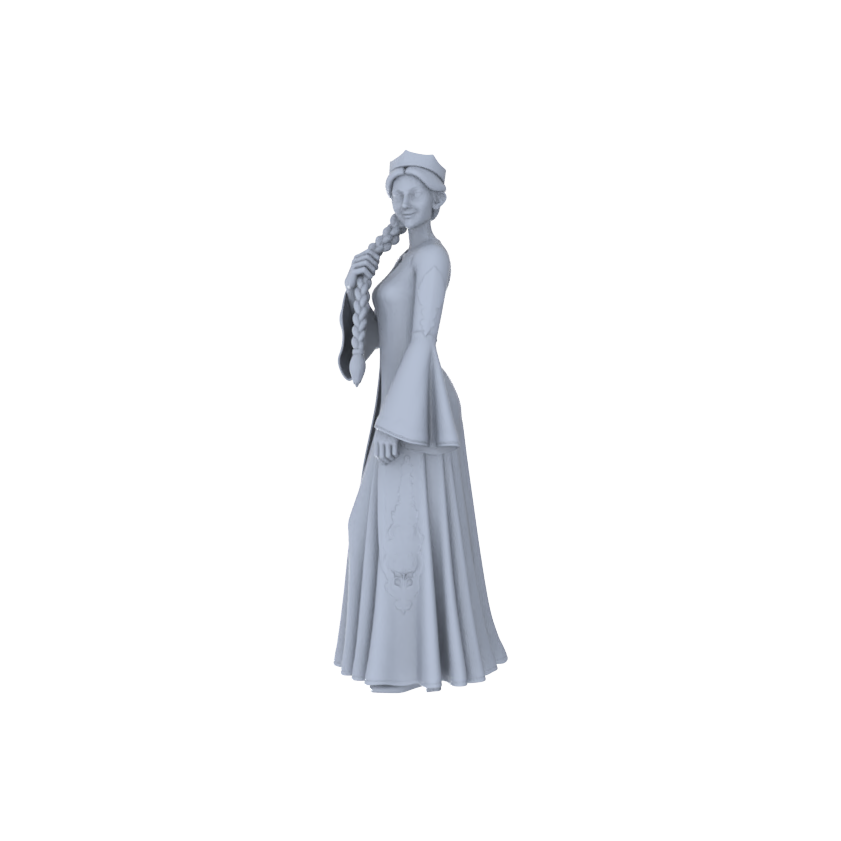 Yao's Studio LYTR195 Ethnic Dance Women Resin Miniature Model 6-Figure Set, Unpainted Western Region Dance Figures, DIY Painting Scene Decoration Miniatures Diorama Resin Figures