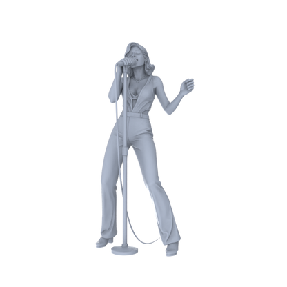 Yao's Studio LYTR212 Unpainted Miniature 3-Piece Set - Live Performance Models for Lifelike Diorama Projects Miniatures Diorama Resin Figures