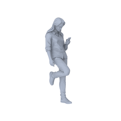 Yao's Studio LYTR212 Unpainted Miniature 3-Piece Set - Live Performance Models for Lifelike Diorama Projects Miniatures Diorama Resin Figures
