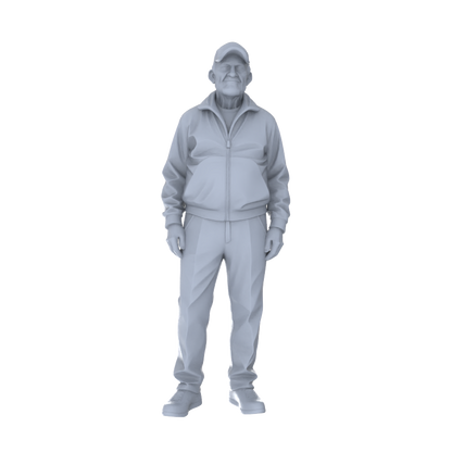 Yao's Studio LYTR218  5-Piece Unpainted Miniature Street Figures - Essential for Diorama Building & Model Painting Hobbyists Miniatures Diorama Resin Figures