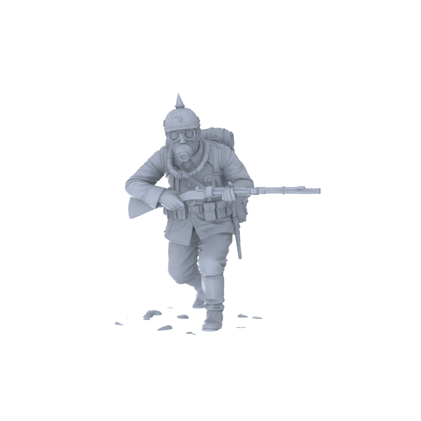 MRY-SFW LYGR152 World War I German soldier military model military theme wargame model resin blank wargame miniature figure scene character figure hand painted