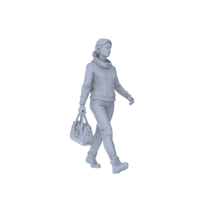 Yao's Studio LYTR233 6-Piece Unpainted Miniature Campus & Commute Set - Perfect for Commercial Street, School & Sports Park Dioramas Miniatures Diorama Resin Figures