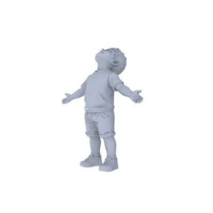 Yao's Studio LYTR234  For Diorama & Painting Enthusiasts: 4-Piece Unpainted Miniature Set - Family Leisure with Grandparents, Parent & Child for Community Park Scenes Miniatures Diorama Resin Figures