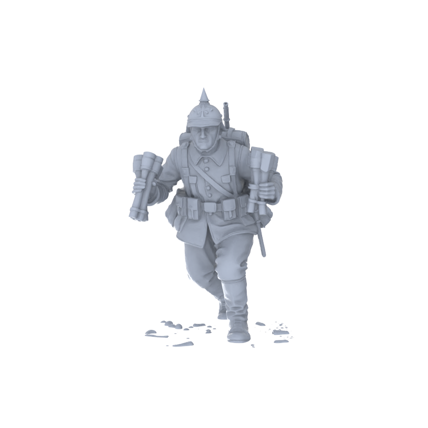 MRY-SFW LYGR152 World War I German soldier military model military theme wargame model resin blank wargame miniature figure scene character figure hand painted