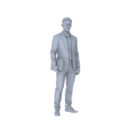 Yao's Studio LYTR237  Unpainted Modern Male Figure 5-Pack, Miniature Diorama Accessories for Model Painters & Scene Enthusiasts Miniatures Diorama Resin Figures