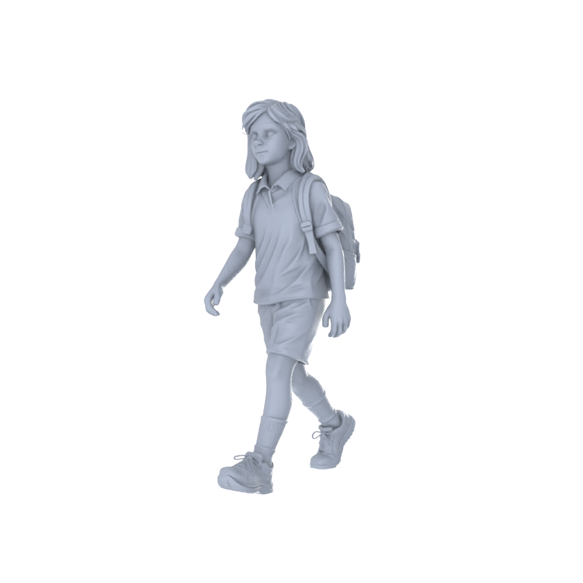 Yao's Studio LYTR239 Miniature Campus & Shopping Figure 5-Pack, Unpainted Diorama Models for Immersive Scene Creation & Painting Miniatures Diorama Resin Figures