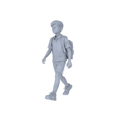 Yao's Studio LYTR239 Miniature Campus & Shopping Figure 5-Pack, Unpainted Diorama Models for Immersive Scene Creation & Painting Miniatures Diorama Resin Figures
