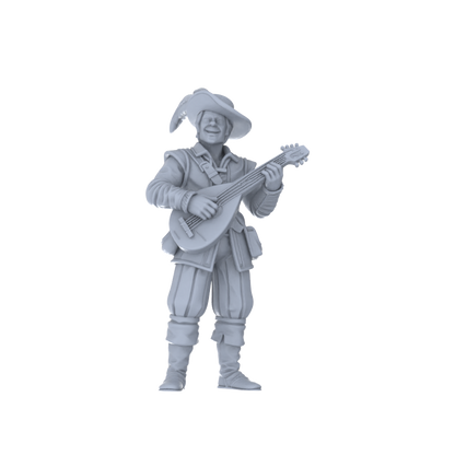 MRY-SFW LYGR158 Medieval profession character wargame model resin blank wargame miniature figure scene character figure hand painted