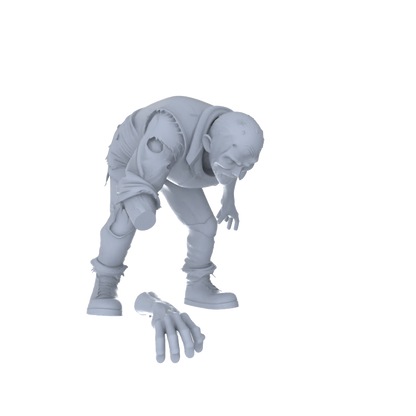 MRY-SFW LYGR081 Zombie Game Theme Anime Theme Wargame Resin White Model Fantasy Theme Theme Wargame Miniature Soldiers Scene Characters Figure Hand-Painted