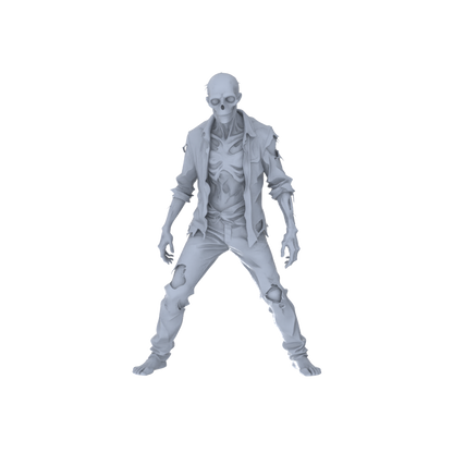MRY-SFW LYGR081 Zombie Game Theme Anime Theme Wargame Resin White Model Fantasy Theme Theme Wargame Miniature Soldiers Scene Characters Figure Hand-Painted