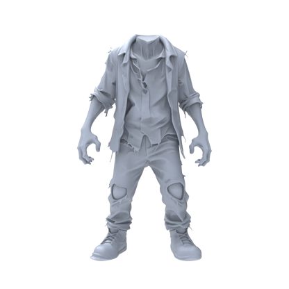 MRY-SFW LYGR082 Zombie Game2 Theme Anime Theme Wargame Resin White Model Fantasy Theme Theme Wargame Miniature Soldiers Scene Characters Figure Hand-Painted