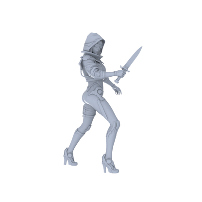 MRY-SFW LYGR120 Phantom Hunter Resin Blank Miniature Soldier Character Model Scene Figure Handmade Figure Hand Painted
