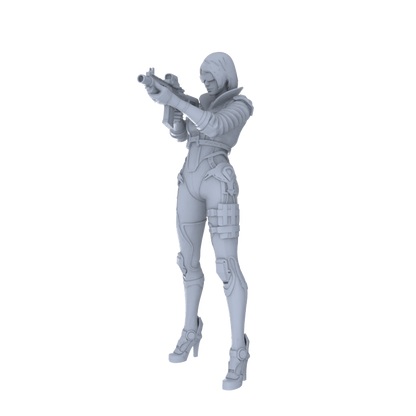 MRY-SFW LYGR120 Phantom Hunter Resin Blank Miniature Soldier Character Model Scene Figure Handmade Figure Hand Painted